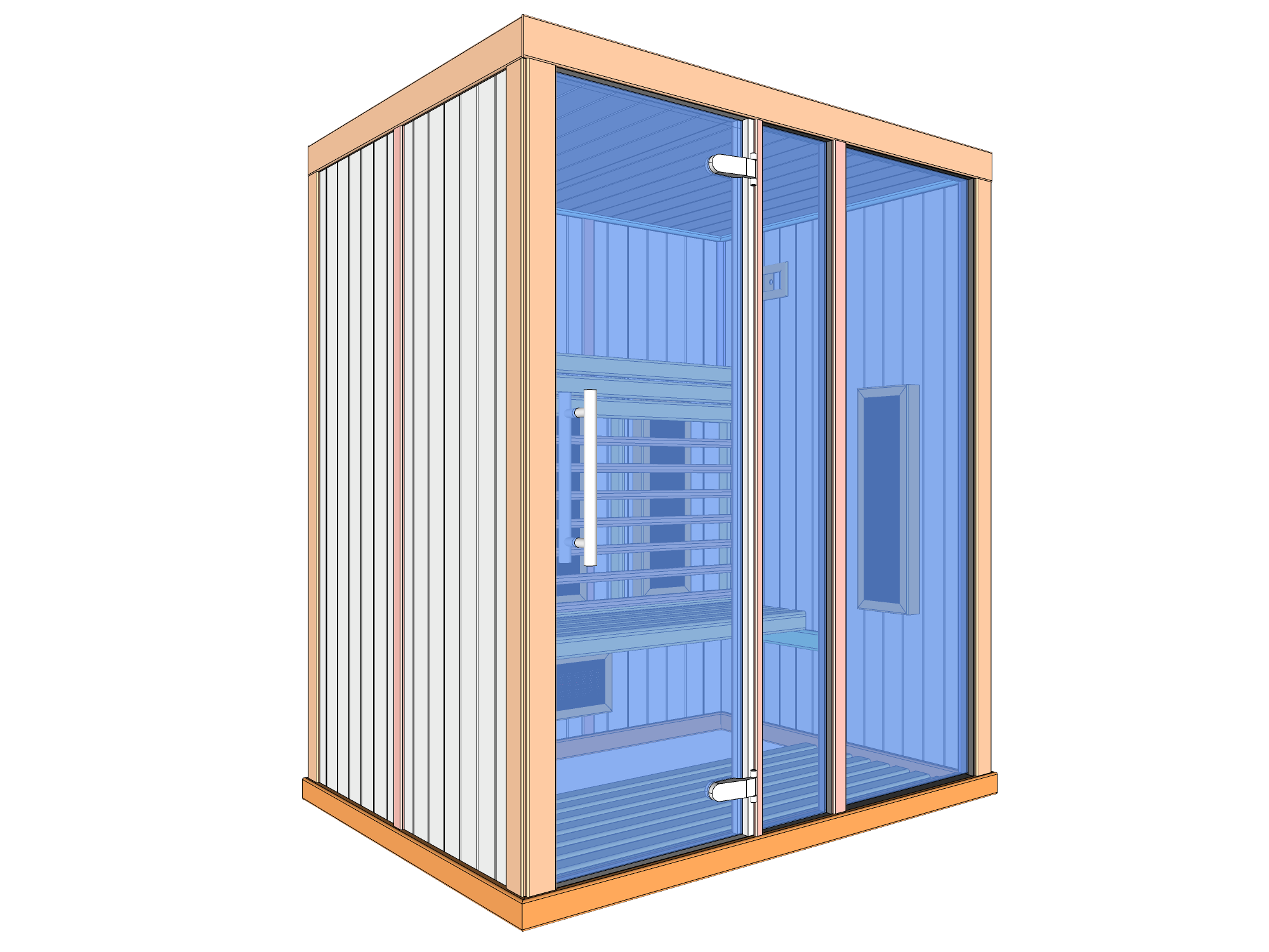 SAUNA DE INFRARROJOS PARA 3 PERSONAS - MODELO 2025