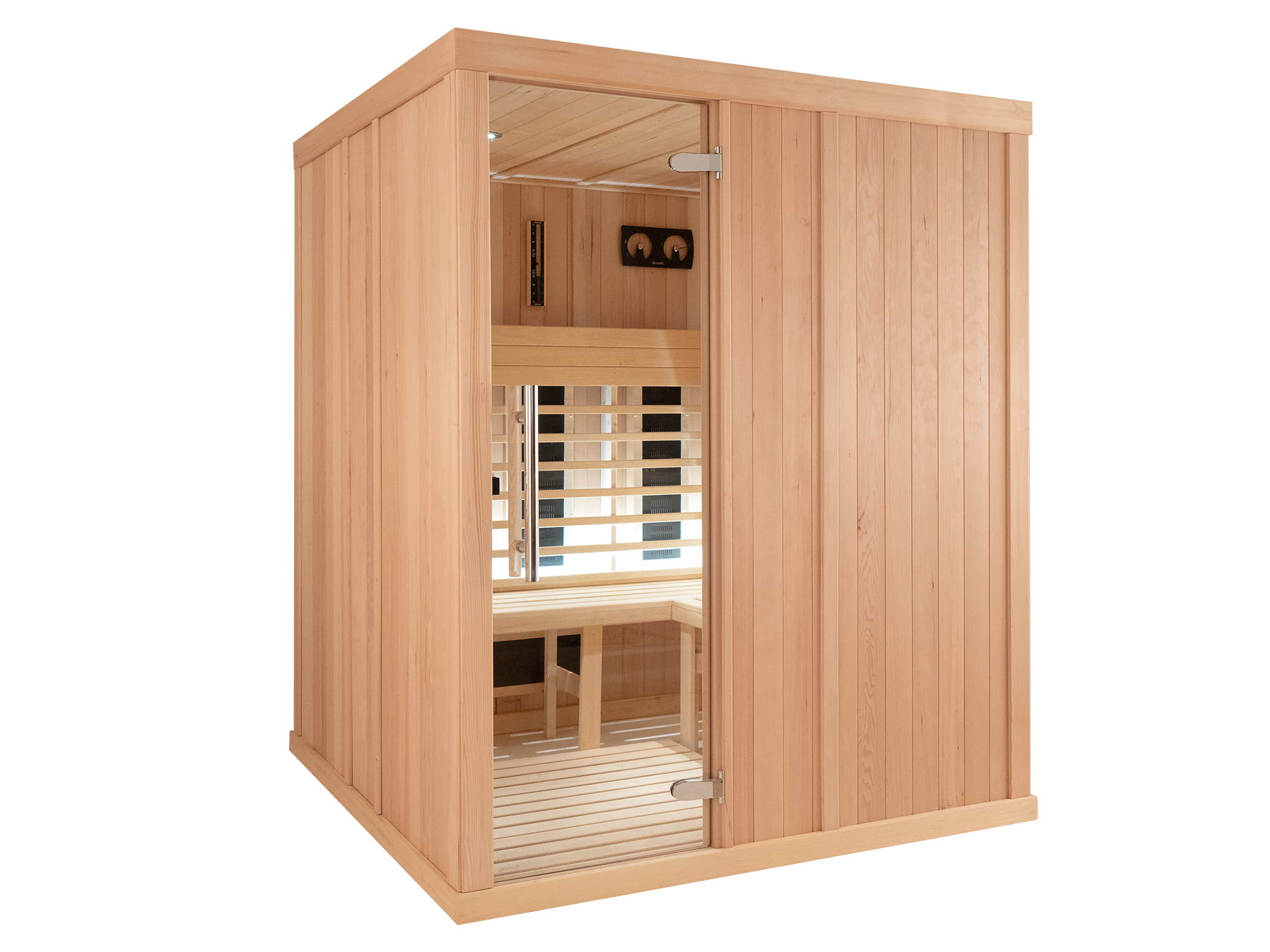 IR2525A HEM CL home Infrared sauna front left side