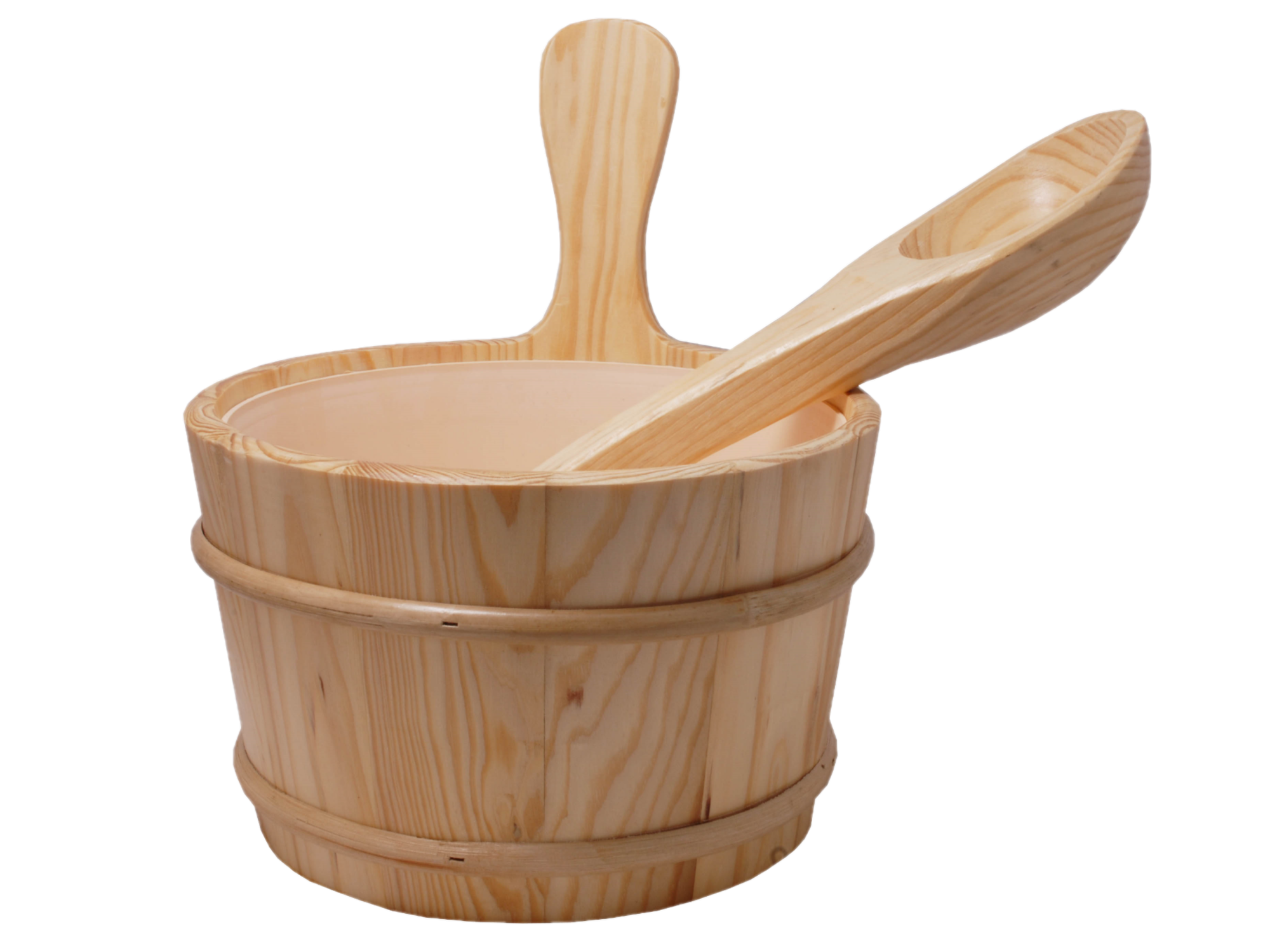 Sauna bucket and ladle