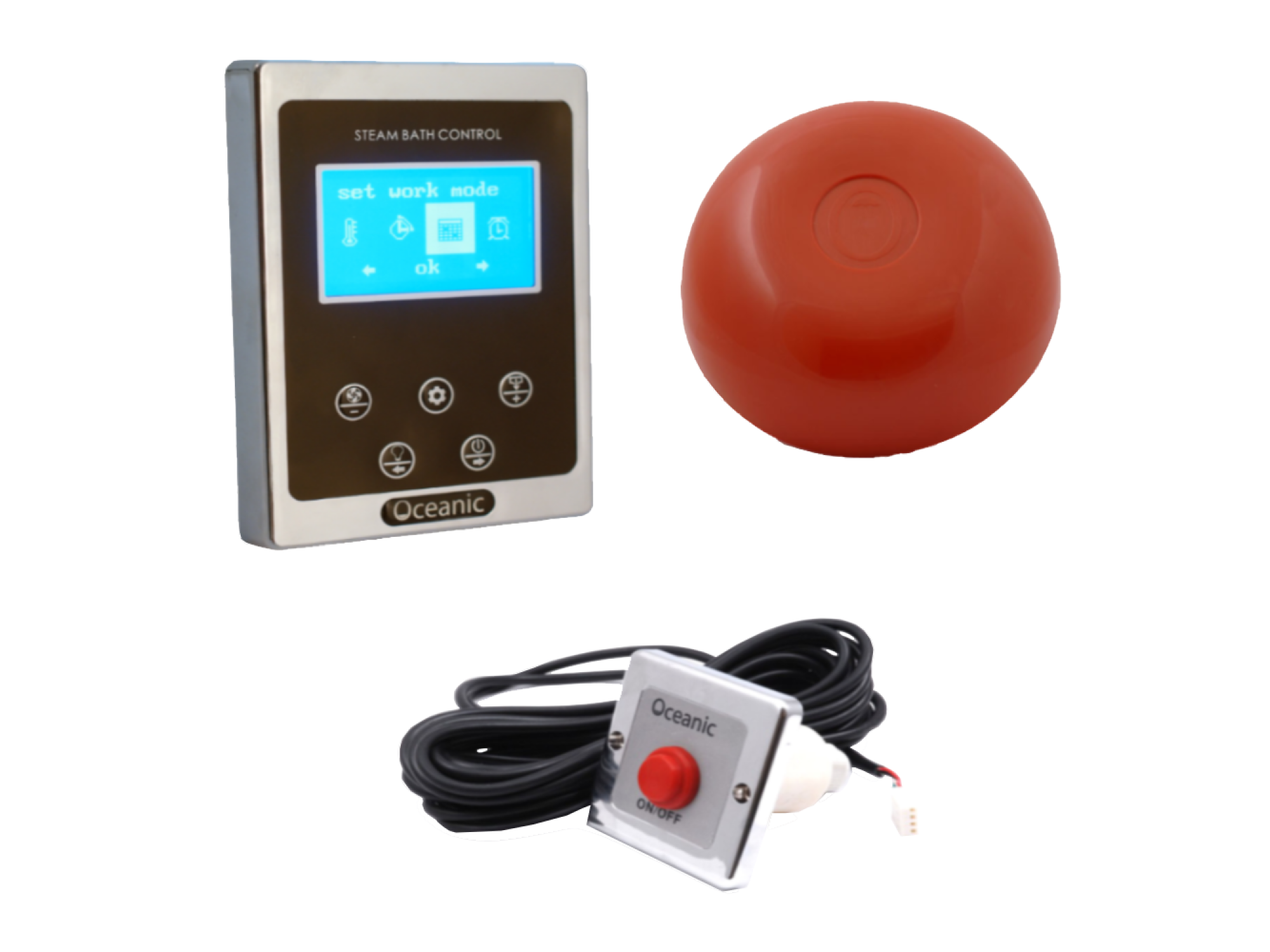 Keypad steam nozzle and sod for generator