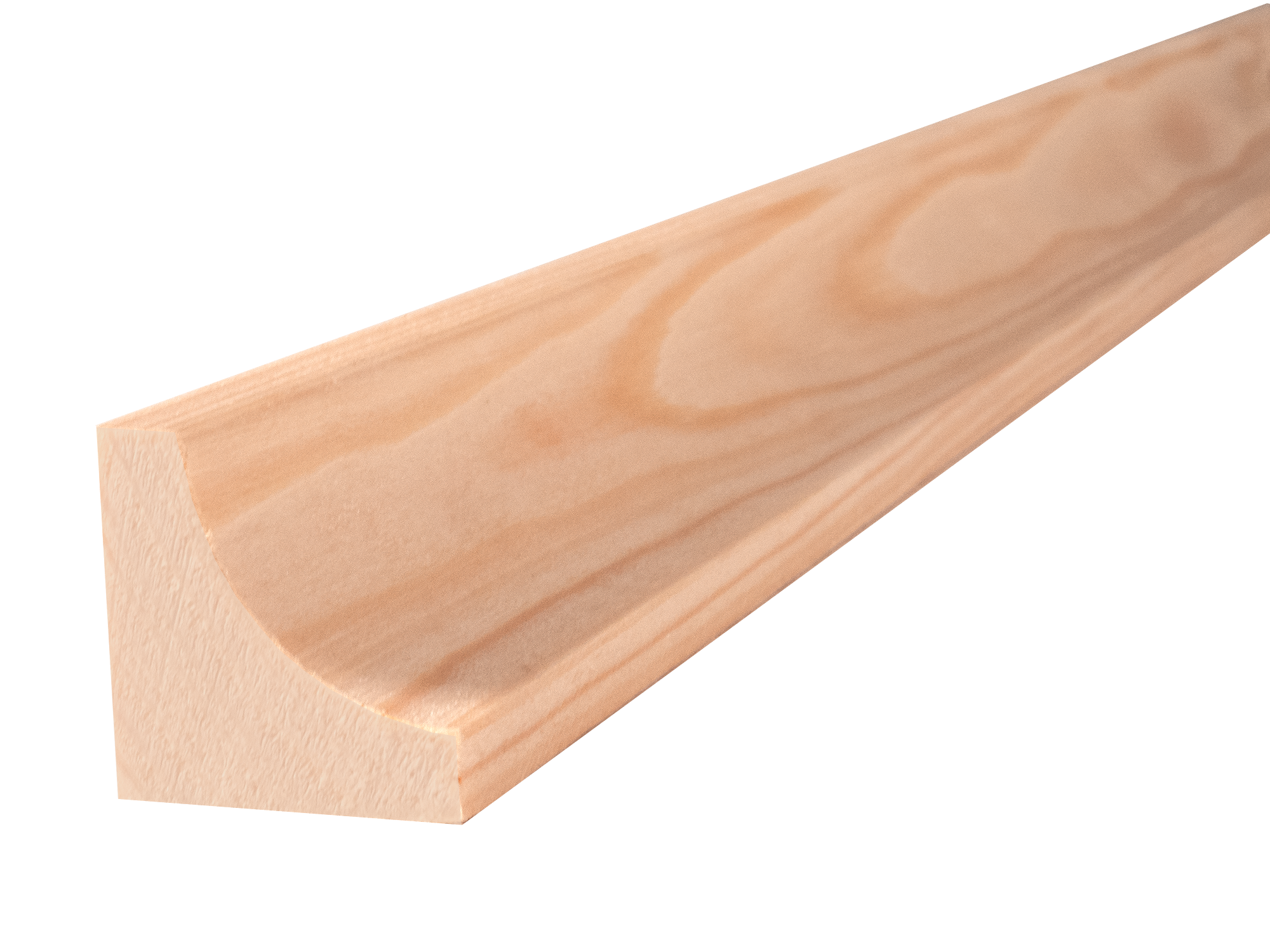 Spruce Sauna Concave Mould (4 lengths at 1855mm)