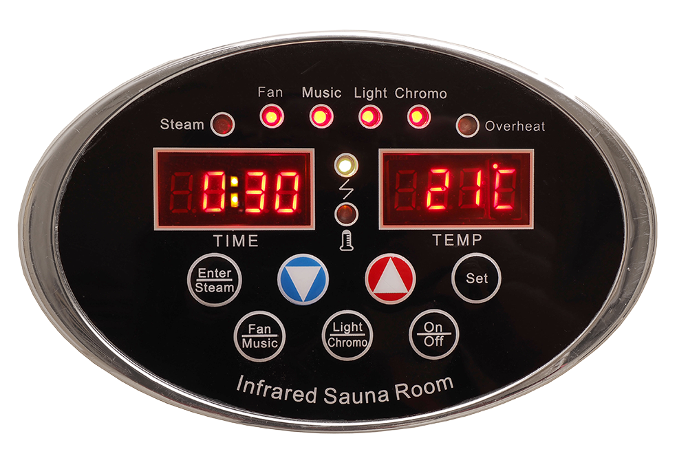 Clavier pour système de sauna infrarouge Oceanic – Usage commercial