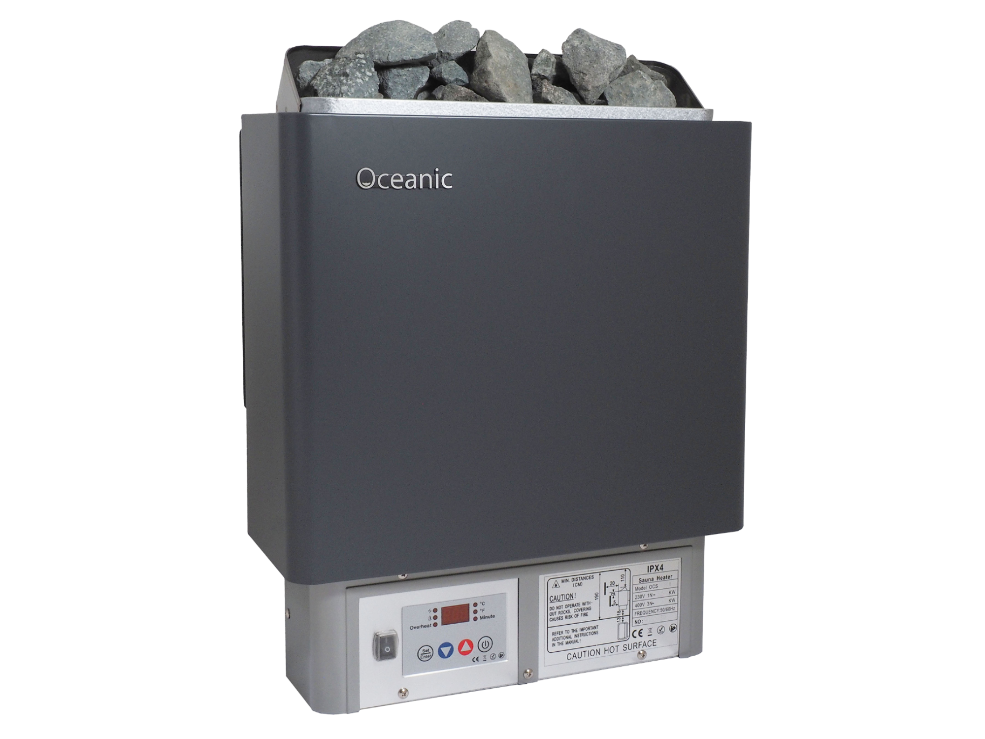 3kW Sauna Heater with Built in Digital Controls - COMPACT