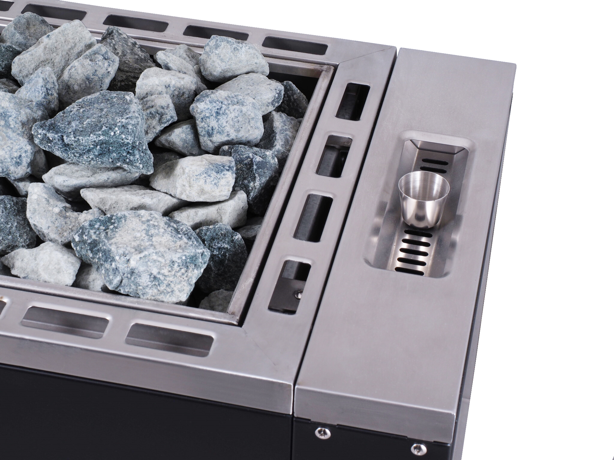 Oceanic Apollo Sauna Heater steamer and fragrance cup no background