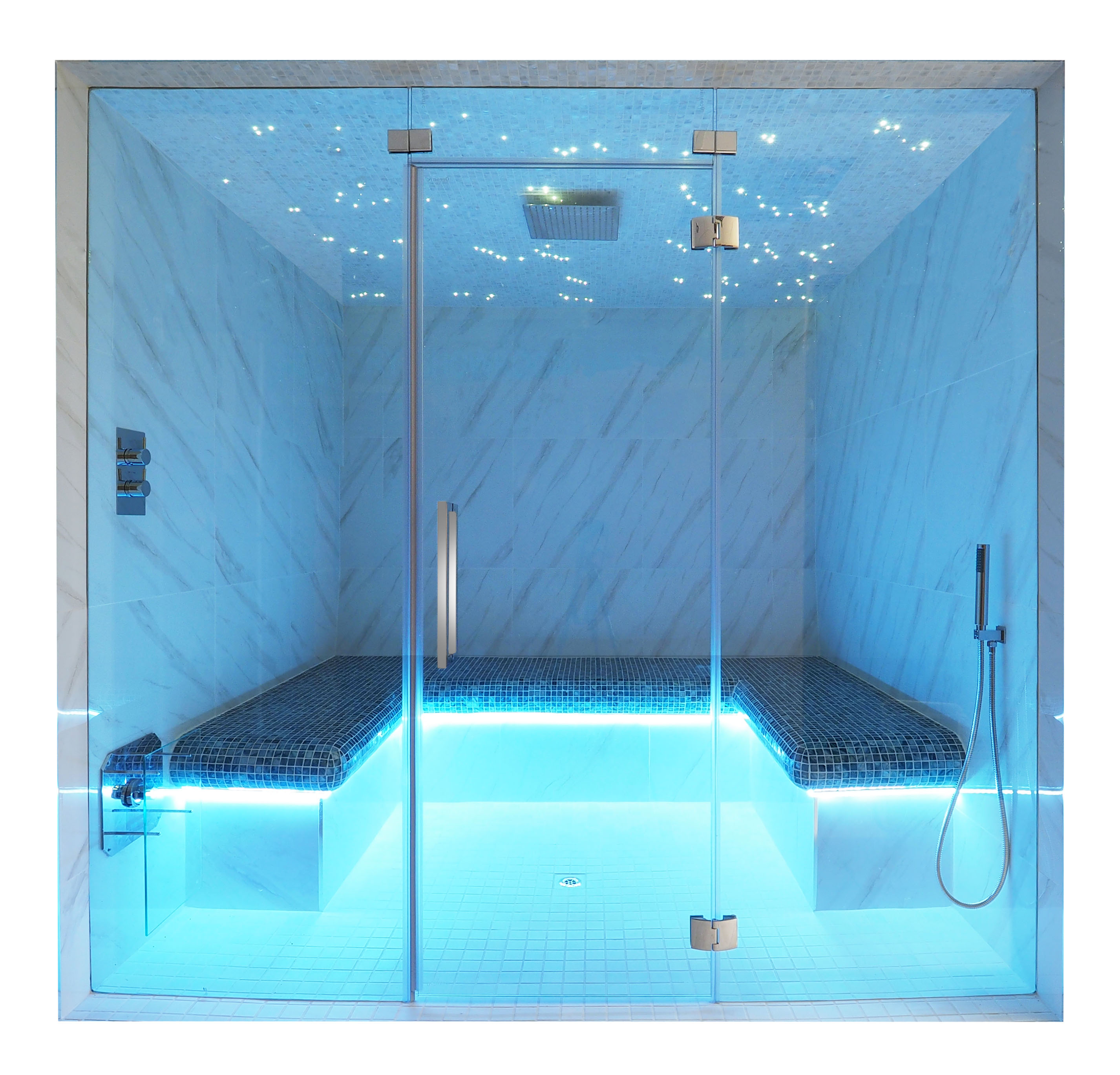 Steam Room Under Bench Lighting - Warm white or RGB