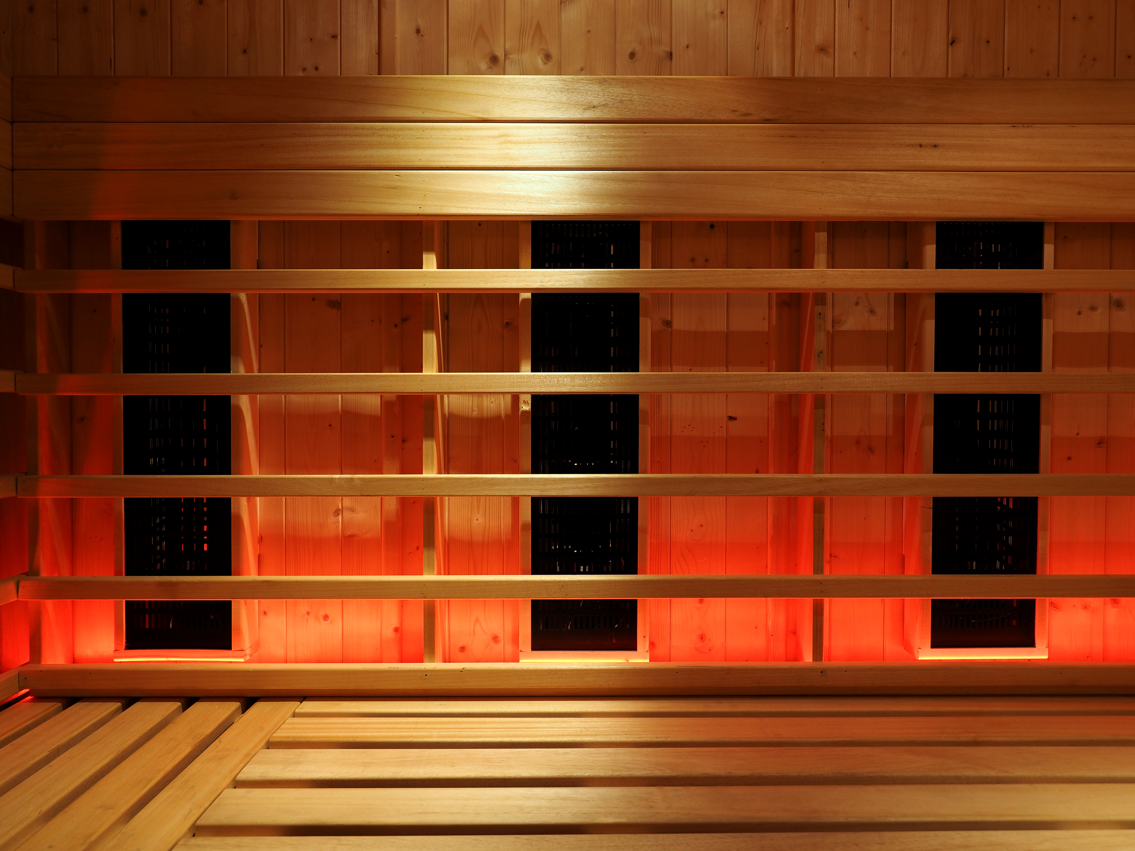 Oceanic Infrared Sauna Linear LED lighting RBG colour changing