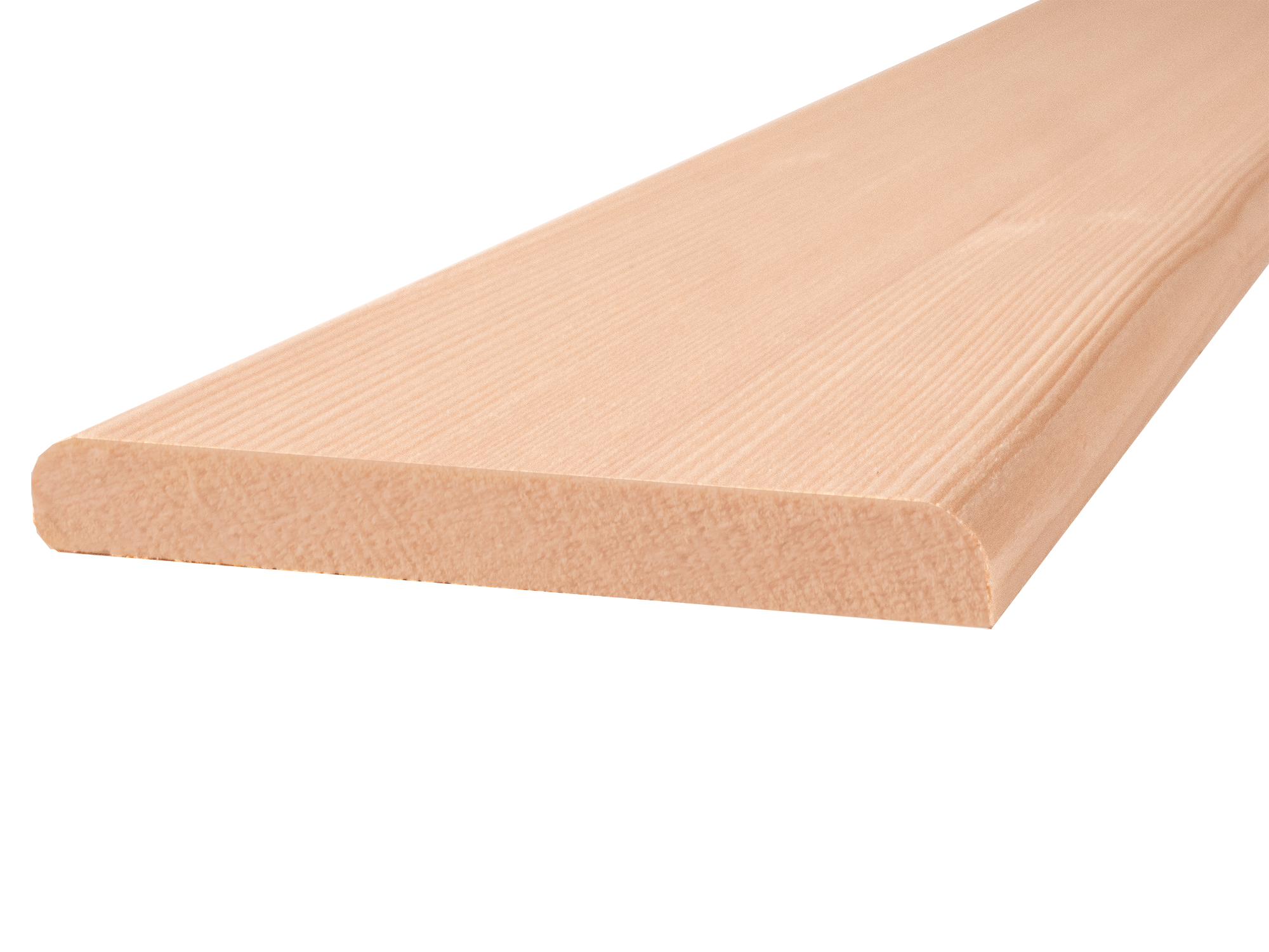 9 x 75mm Hemlock Sauna Overlap Mould Trim Pack (6 lengths at 1855mm)