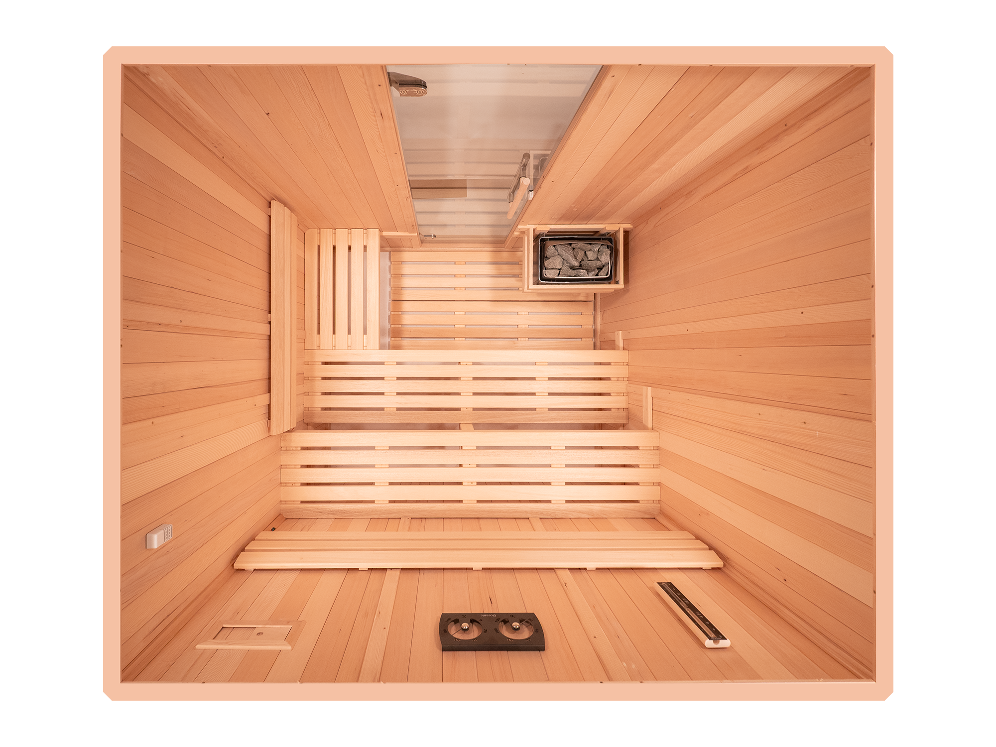 2530A HEM CL Traditional Finnish Sauna top shot