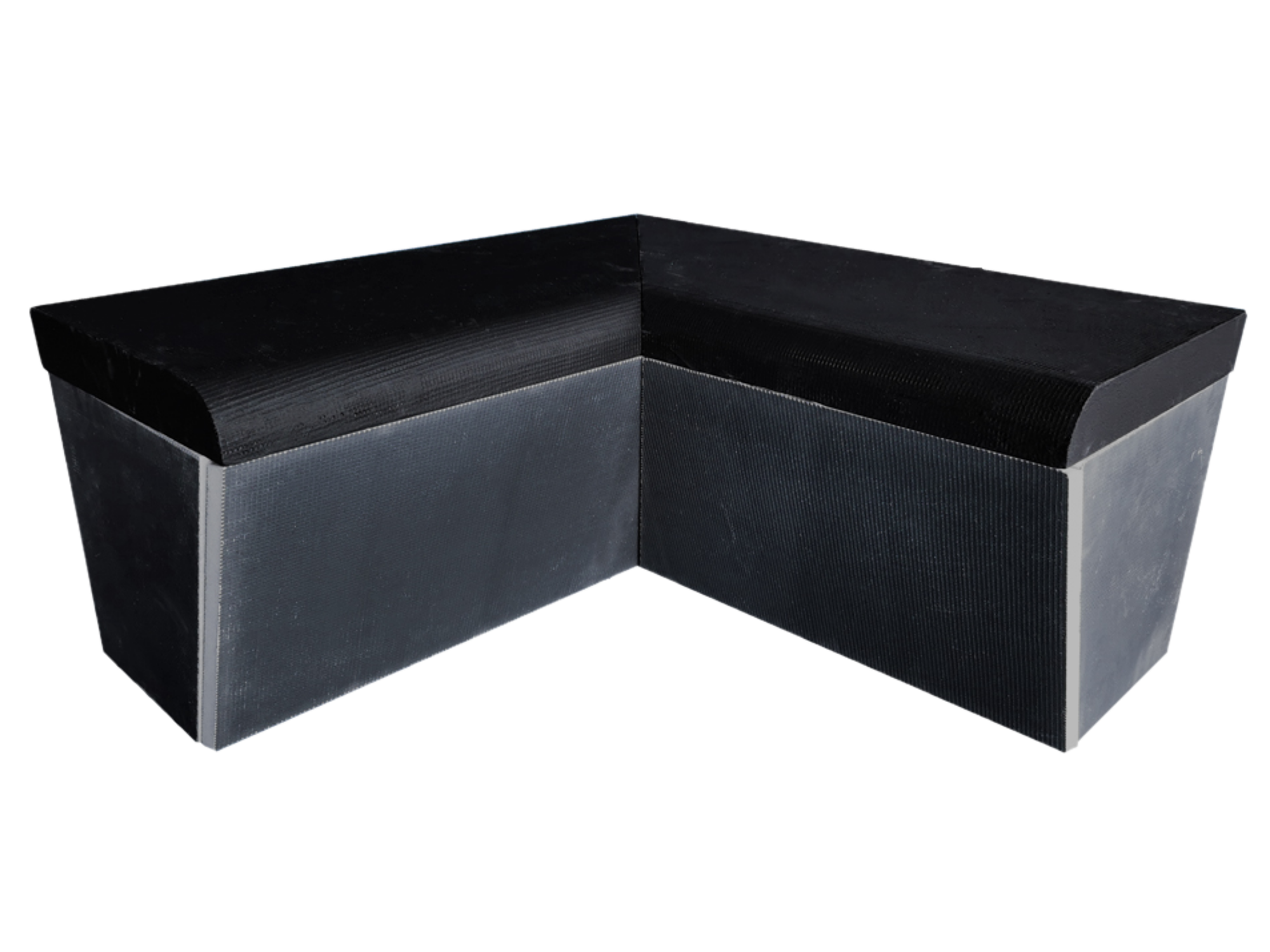Flat Pack XPS Steam Room Seating - Corner Bench
