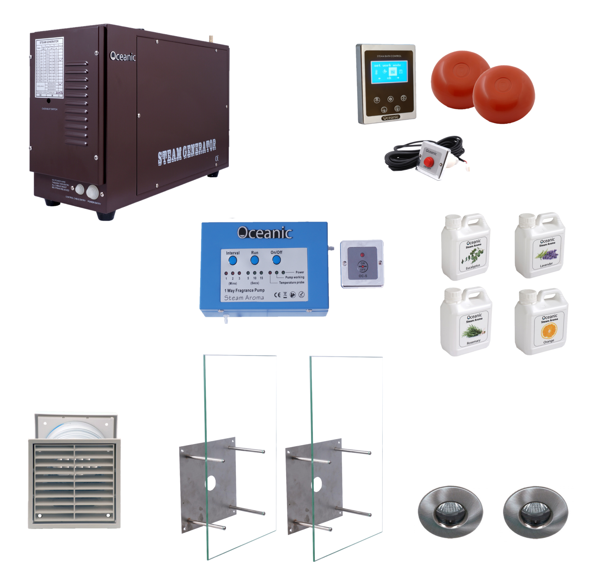 Heavy Duty Steam Room Kit