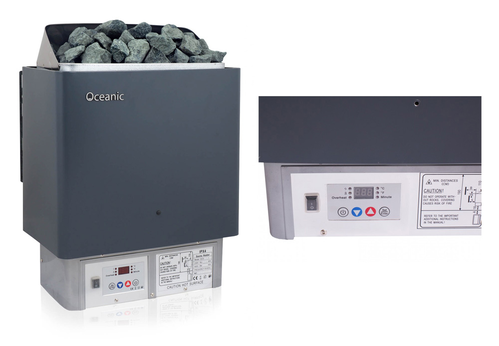 BUILT IN DIGITAL CONTROL SAUNA HEATER